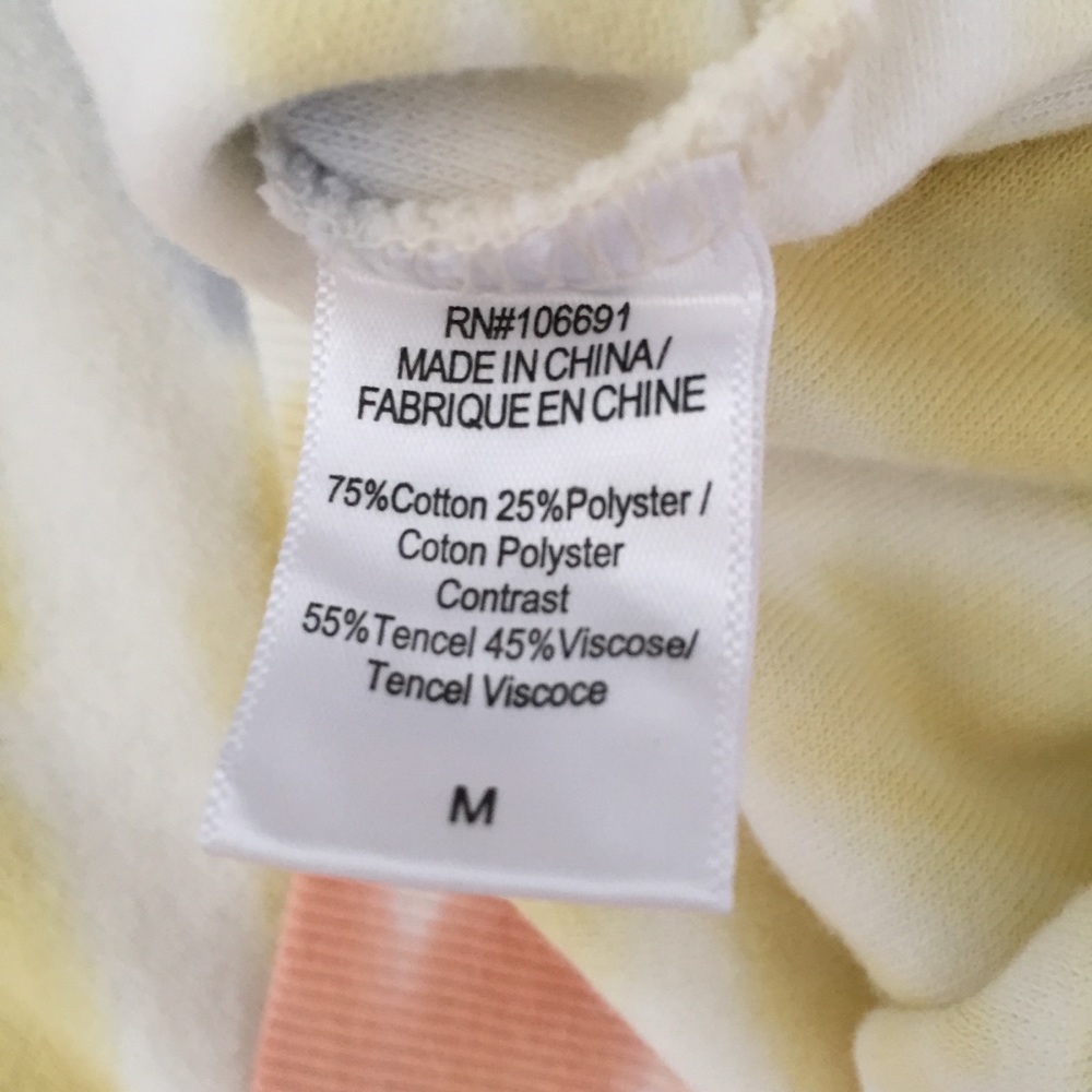 Young Fabulous & Broke NWT Sweatshirt Tie dye Sz M - Picture 5 of 5